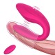 2 in 1 Couples Vibrator Clitoral G-spot Vibrator Waterproof 10 Powerful Vibrating Modes