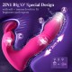 3IN1 App Remote Control Vibrator Wearable Adult Toys with 9 Vibrating Rabbit Ears & 9 ThrustingClitoral Dildos