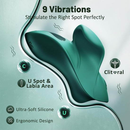Mini 9 Vibrating Modes Finger Vibrators Bullet Nipple G Spot Clitoral Stimulator Toy