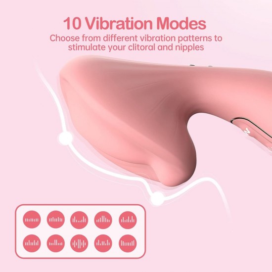 Clitoral Stimulator Mini Vibrator with 10 Vibrating Modes Female's Pleasure