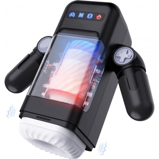 Automatic Stroker with 10 Thrusting & Vibration Modes & Heating Function