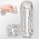 Manual Transparent Pussy Stroker with Vagina Textured