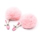 Blush Noir Pom Adjustable Nipple Clamps