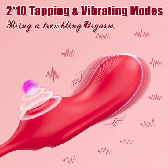 Robyn Tongue Tapping Dildo Massager