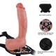 Adjustable Strap-On Harness Kit with 10-inch Extra-Large Ultra Realistic Dual Density Silicone Dildo