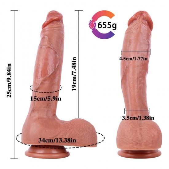 Adjustable Strap-On Harness Kit with 10-inch Extra-Large Ultra Realistic Dual Density Silicone Dildo