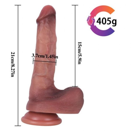 Adjustable Strap-On Harness Kit with 8.3-inch Ultra-Realistic Liquid Silicone Dildo Adjustable Strap-On Harness Kit with 8.3-inch Ultra-Realistic Liquid Silicone Dildo