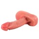 7.5 Inch Pink Boy Ultra Realistic Dual-Density Liquid Silicone Suction Cup Dildo with Balls