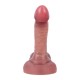 7.1 Inch Ultra Realistic Dual Density Liquid Silicone Strong Suction Cup Dildo with Balls