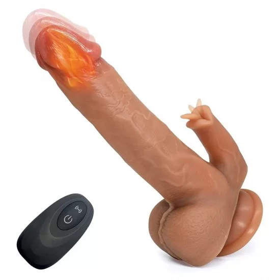 8.5" Vibrating Thrusting Dildo Heating Vibrator 7 Thrusting Rotation 10 Vibration Licking Modes Adult Toys India 8.5" Vibrating Thrusting Dildo Heating Vibrator 7 Thrusting Rotation 10 Vibration Licking Modes Adult Toys India