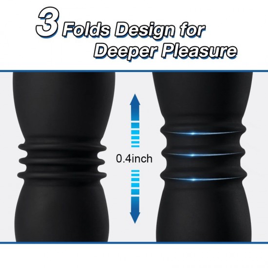 Anal Vibrator Prostate Massager Thrusting Male Vibrator With 7 Thrusting Actions Vibration Modes
