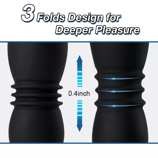 Anal Vibrator Prostate Massager Thrusting Male Vibrator With 7 Thrusting Actions Vibration Modes Butt Plug India Anal Play