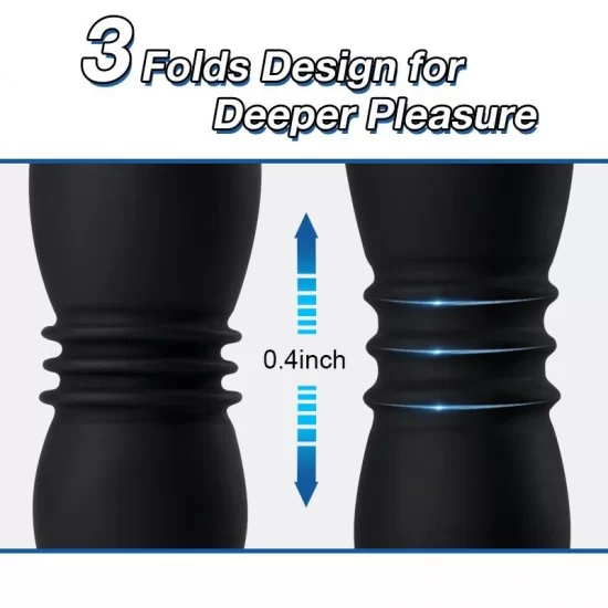 Anal Vibrator Prostate Massager Thrusting Male Vibrator With 7 Thrusting Actions Vibration Modes Butt Plug India Anal Play Anal Vibrator Prostate Massager Thrusting Male Vibrator With 7 Thrusting Actions Vibration Modes Butt Plug India Anal Play