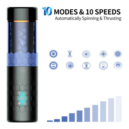 Automatic Male Masturbator 10 Thrusting Spinning Modes and 10 Speeds Sex Toys for Men Masturbation India