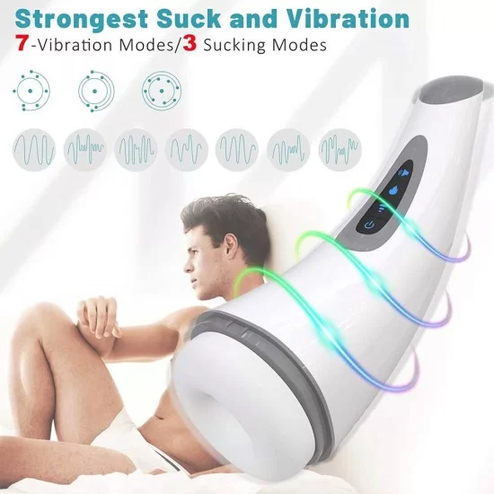 Automatic Male Masturbator 7 Modes Vibrating 3 Modes Sucking Heating Electric Pocket Pussy Realistic Blowjob Sex Toys India Automatic Male Masturbator 7 Modes Vibrating 3 Modes Sucking Heating Electric Pocket Pussy Realistic Blowjob Sex Toys India