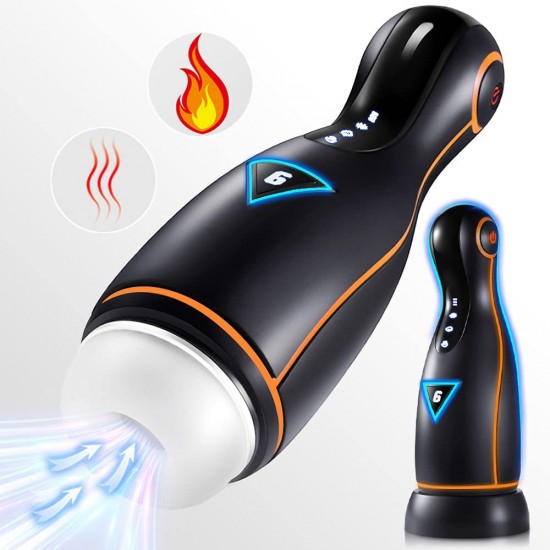 Automatic Male Masturbator Pocket Pussy Heating 4 Suction 6 Vibration Blowjob Toys for Men India