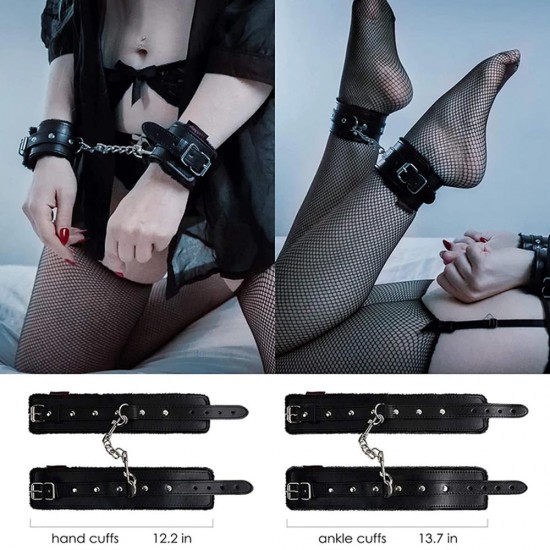 BDSM Bed Restraints 10 Pcs Set