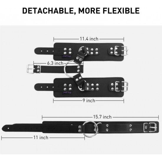 Neck to Wrist Restraints kit Sexy Slave Frisky Beginner Behind Back Handcuffs Collar