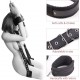 BDSM Toys Set with Handcuffs and Leg Straps Cuffs, Adjustable Wrist Thigh Restraint Ropes and Soft Tie Set