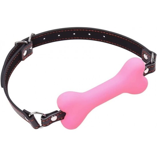 Silicone Mouth Gag Dog Bones Gag Pet Bone Bite Ball Gag BDSM Tools