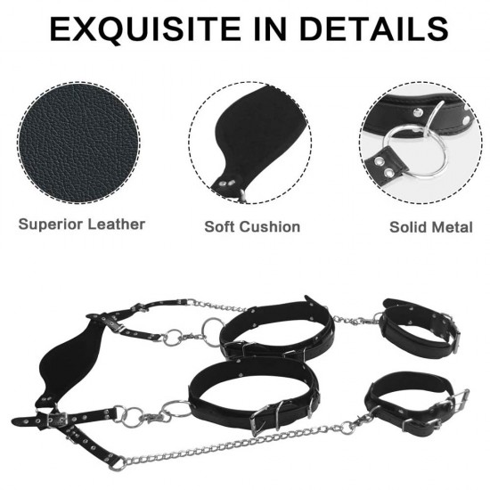 Sex Slave Leg Cuff Restraint BDSM Bondage