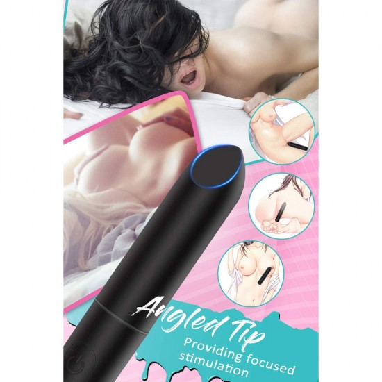 Bullet Vibrator 10 Vibration Modes Precision Clitoral Stimulation Rechargeable Waterproof Female Sex Toy India Bullet Vibrator 10 Vibration Modes Precision Clitoral Stimulation Rechargeable Waterproof Female Sex Toy India