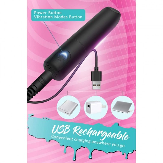 Bullet Vibrator 10 Vibration Modes Precision Clitoral Stimulation Rechargeable Waterproof Female Sex Toy India Bullet Vibrator 10 Vibration Modes Precision Clitoral Stimulation Rechargeable Waterproof Female Sex Toy India