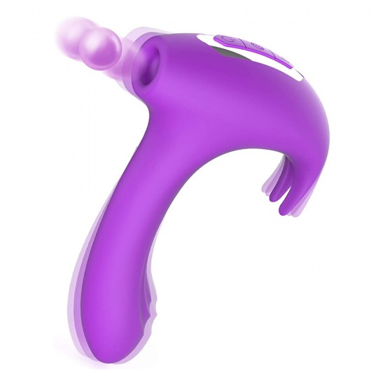 Clitoral Sucking Anal G-Spot Stimulation Vibrator 12 Vibrations 11 Patting Mod Sex Toy For Women India