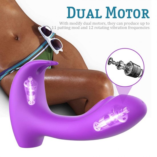 Clitoral Sucking Anal G-Spot Stimulation Vibrator 12 Vibrations 11 Patting Mod Sex Toy For Women India