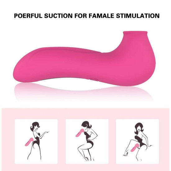 Clitoral Sucking Vibrator 10 Suction Modes Waterproof Rechargeable Adult Sex Toy For Women India