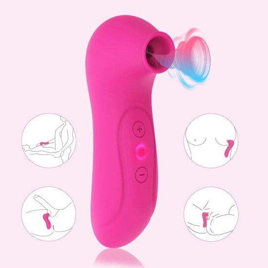 Clitoral Sucking Vibrator 10 Suction Modes Waterproof Rechargeable Adult Sex Toy For Women India