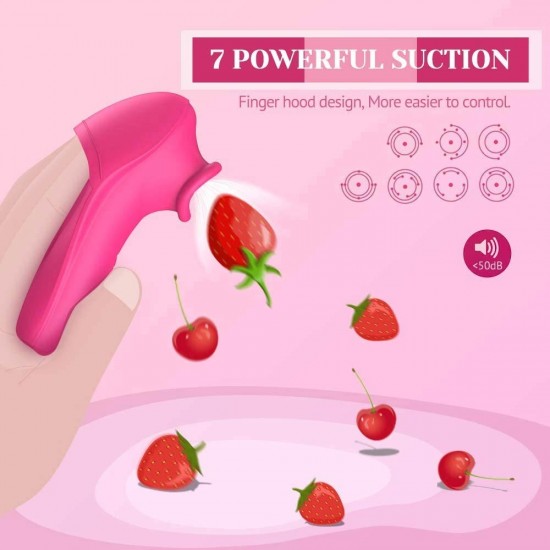 Clitoral Vibrator 7 Suction Levels Rechargeable Waterproof Sex Toys for Women