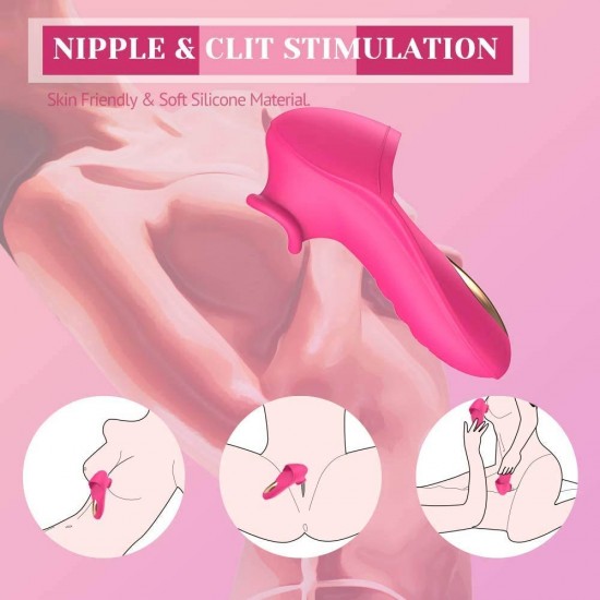 Clitoral Vibrator 7 Suction Levels Rechargeable Waterproof Sex Toys for Women