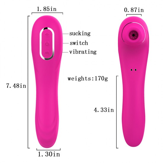 Clitoral Vibrator With 6 Sucking Intensities 8 Vibration Modes Clitoral Stimulator Sex Toy For Women India