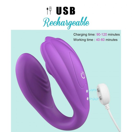 Couple Vibe Clitoral Sucking Wearable G Spot Remote Control 10 Suctions 10 Vibrations