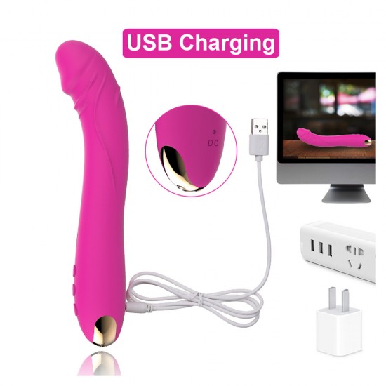 Dildo Vibrator 10 Modes Vibration Vagina Clitoris Stimulator Masturbator Sex Toys for Women India