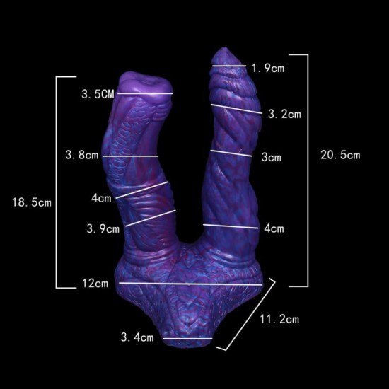 Gemini - Fantasy Dildo - Sex toy - Adult Toy - Double Dildo Blue Demon - Astrology - Zodiac Dildo Gemini - Fantasy Dildo - Sex toy - Adult Toy - Double Dildo Blue Demon - Astrology - Zodiac Dildo