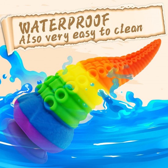 Fantasy Dildo Colorful Tentacle Dildo Octopus Huge Anal Plug Premium Liquid Silicone Fantasy Dildo Colorful Tentacle Dildo Octopus Huge Anal Plug Premium Liquid Silicone