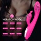 G Spot Rabbit Vibrator Heating Clitoris G-spot Stimulation Waterproof  9 Powerful Vibrations India Women Sex Toy