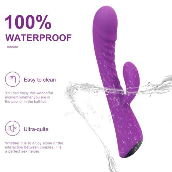 G-Spot Rabbit Vibrator Waterproof Rechargeable Women Sex Toys India G-Spot Rabbit Vibrator Waterproof Rechargeable Women Sex Toys India