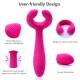 G-Spot Vibrator 3 Motors Clitoris Vagina Stimulator Waterproof Rechargeable India Sex Toys For Women