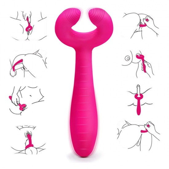 G-Spot Vibrator 3 Motors Clitoris Vagina Stimulator Waterproof Rechargeable India Sex Toys For Women