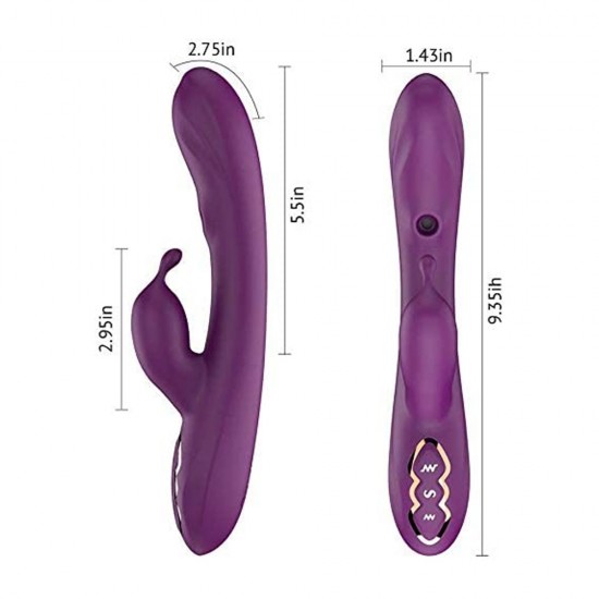 G Spot Vibrator with Clitoral Sucking Dual Motor 7 Vibration 7 Suction Modes Waterproof Sex Toy For Women India