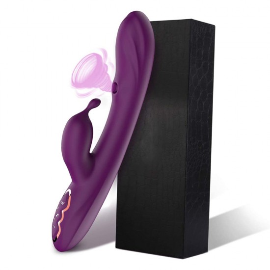 G Spot Vibrator with Clitoral Sucking Dual Motor 7 Vibration 7 Suction Modes Waterproof Sex Toy For Women India