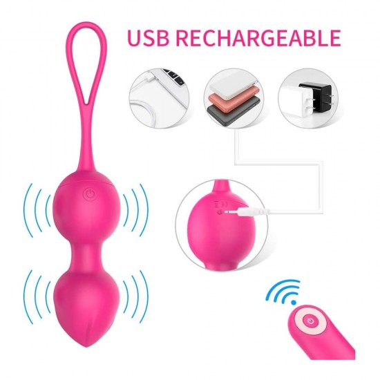 Kegel Balls Ben Wa Balls India For Women Tightening 3 Piece Set Kegel Exercise Ball Pelvic Floor Bladder Control Training Remote Control