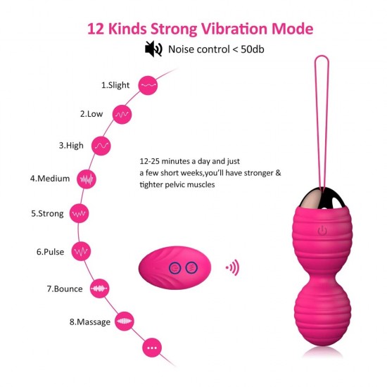 Kegel Balls Ben Wa Balls India Safe Silicone Remote Controlled Tightening Women Pelvic Floor Strengthening