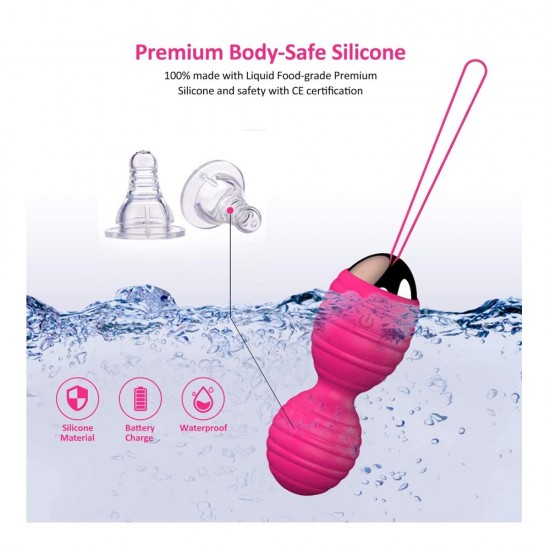 Kegel Balls Ben Wa Balls India Safe Silicone Remote Controlled Tightening Women Pelvic Floor Strengthening