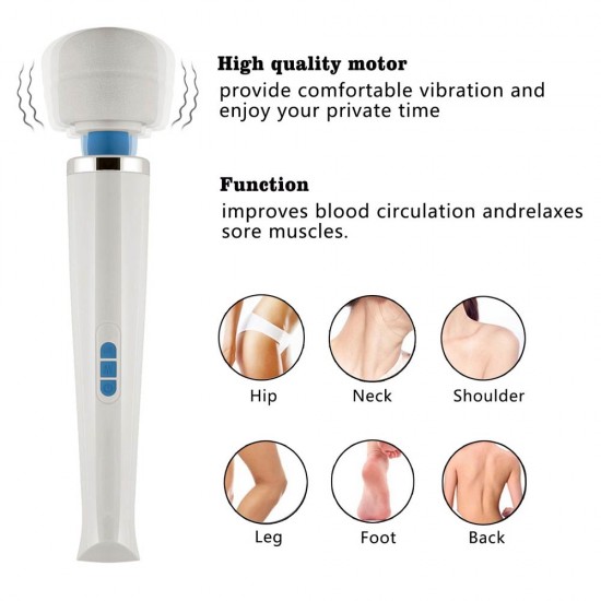 Magic Wand Rechargeable Strong Vibration Male Masturbation India