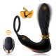 Male Prostate Massager Vibrator With Penis Ring P-Spot Anal Plug Rechargeable 10 Vibrating Mode India Anal Play