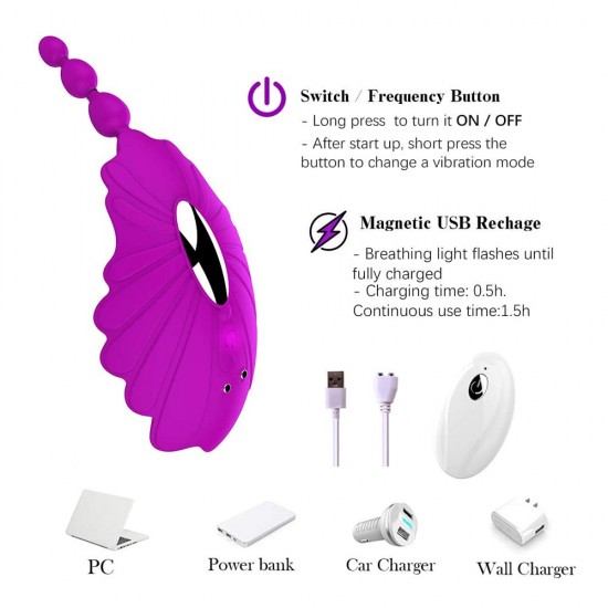 Panty Vibrator Wireless Remote Control Rechargeable